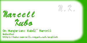 marcell kubo business card